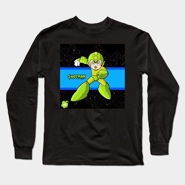 Snot Man Power Upgrade Long Sleeve T-Shirt by AOShrimp